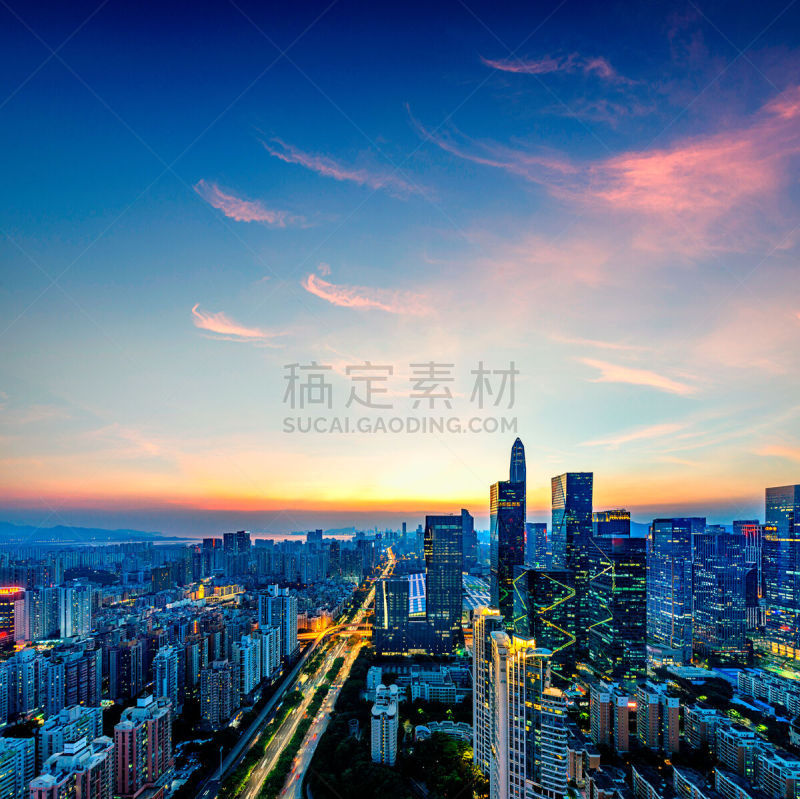 商务旅行,汽车,交通,交通方式,多车道公路,著名景点,户外,深圳,建筑,新的
