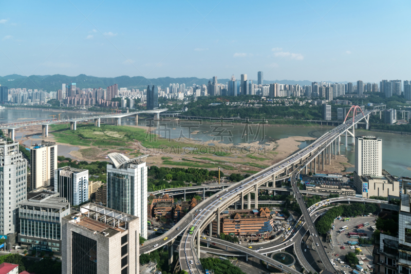 天空,都市风景,云,重庆,水,新的,滨水,现代,建筑业,名声