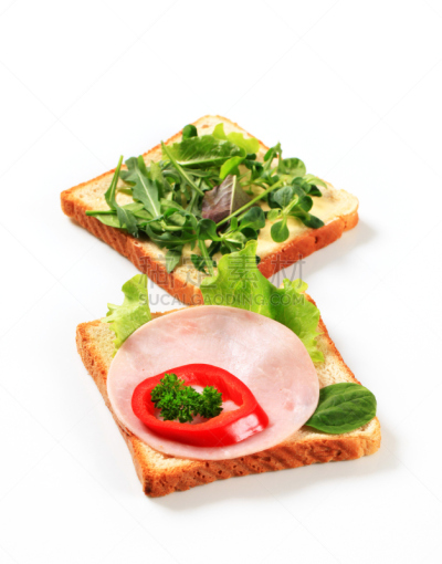健康食物,三明治,垂直画幅,无人,混合生菜沙拉,面包,清新,叶子,蔬菜叶,份量