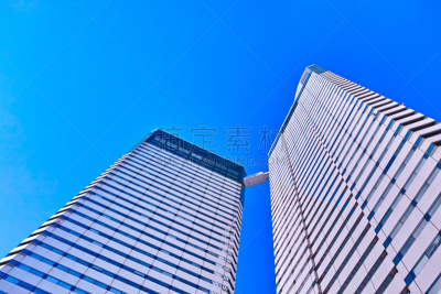 摩天大楼,办公大楼,办公室,天空,美,城镇景观,未来,水平画幅,江东区,干净