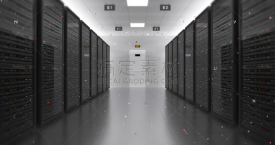 计算机,现代,网络服务器,未来,数据中心,中央处理器,商务,安全,网线插头,有序