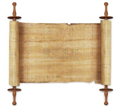 名册,卷,莎草纸,古代文明,水平画幅,无人,古老的,背景分离,过去,文档