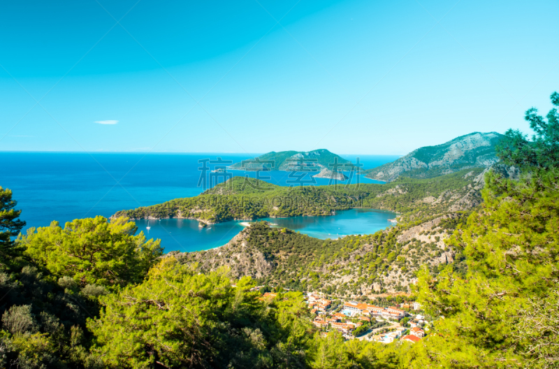 俄鲁丹尼斯,风景,泻湖,海洋,地形,海滩,旅途,土耳其,热带气候,安塔利亚省