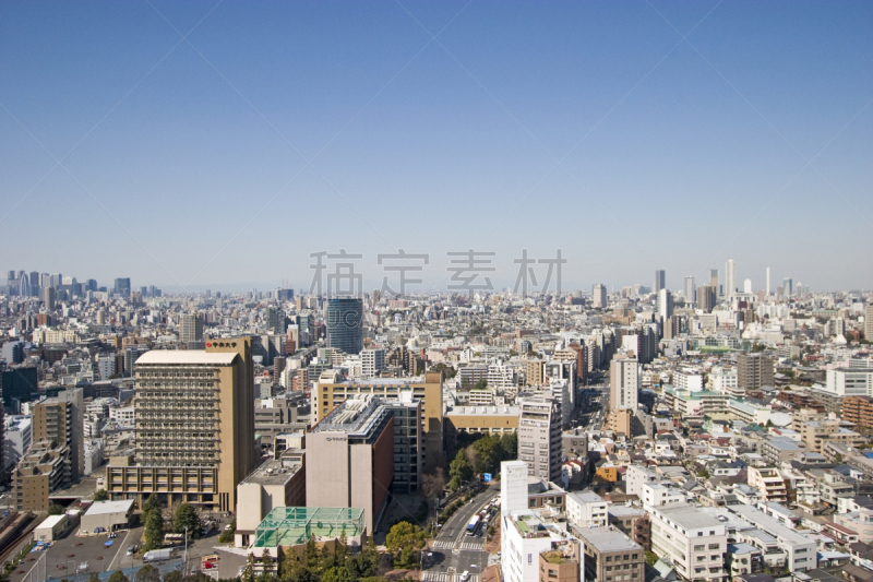 航拍视角,新宿区,城镇景观,水平画幅,无人,全景,建筑外部,户外,城市,公寓