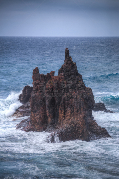 特内里费岛,岛,西班牙公开赛,平房,金丝雀,垂直画幅,水,天空,山,沙子