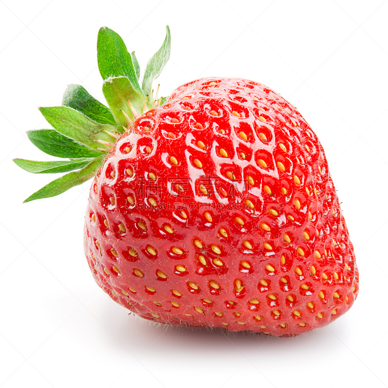 草莓,白色背景,清新,分离着色,白色,有机食品,红色,背景分离,一个物体,食品