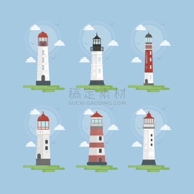 灯塔楼,绘画插图,麦利台姆酒店,灯塔看守人,海上建筑,海边高地,探照灯,灯塔,布置