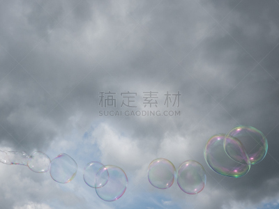 麻省理工学院,吹泡泡,肥皂泡,自然,天空,风,水平画幅,无人,轻的