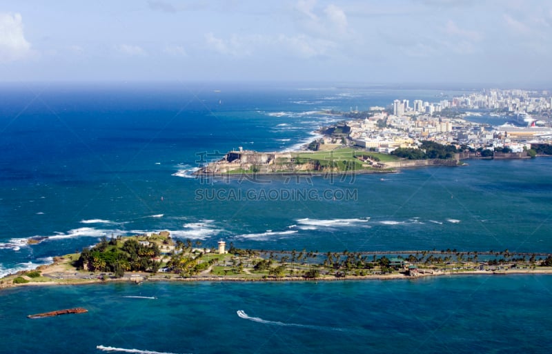 Aerial view of El Morro Puerto Rico