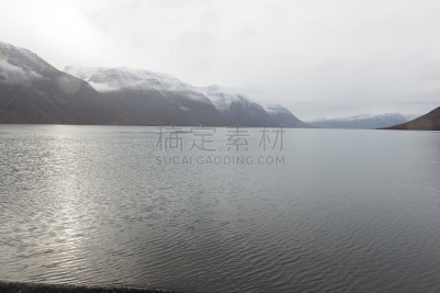 地形,北极,格陵兰,迪斯科湾,美,水平画幅,雪,无人,夏天,户外