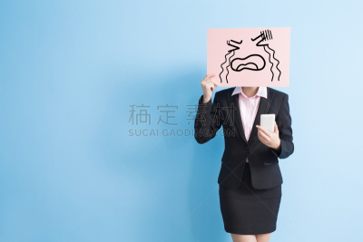 布告栏,女商人,青少年,留白,技术,触控板,相机,细胞,纸牌,商务