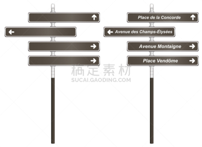 模板,布告,巴黎,城市,旺多姆广场,香榭丽舍大道,水平画幅,无人,绘画插图,交通