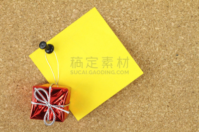 便签,留白,水平画幅,无人,图钉,生日,空的,生日礼物,布告栏