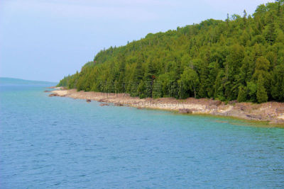 石头,海滩,自然,水,天空,松树,湖岸,水平画幅,无人,巨石