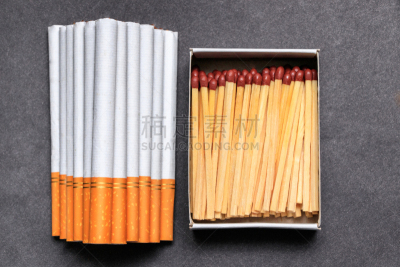 火柴盒,香烟,被抛弃的,单词,平视角,停止手势,尼古丁,坏掉的,烟草,停止标志