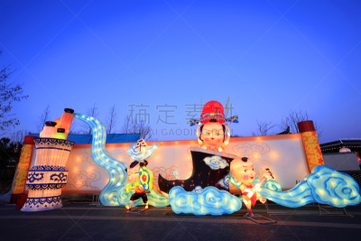 中国灯笼,灯罩,晚会,传统舞,雕刻物,中国元宵节,纸灯笼,园艺展览,悬挂的,灯笼