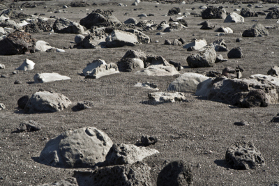 石头,火山,海滩,式样,兰萨罗特岛,自然,太空,水平画幅,沙子,景观设计
