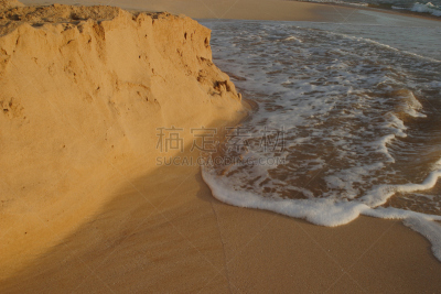 沙子,海浪,玛凯那,海滩,水平画幅,彩色图片,无人,太平洋岛屿,户外,太平洋