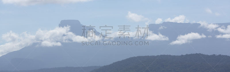委内瑞拉,拉格兰萨巴那,平顶山,canaima,天空,水平画幅,户外,美洲,热带气候,山