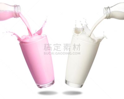 草莓,牛奶,背景分离,杯,泰国,热可可,瓶子,蛋白质,流水,充满的