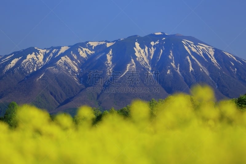 岩手山,天空,水平画幅,无人,夏天,户外,著名自然景观,山,风景,东北片区