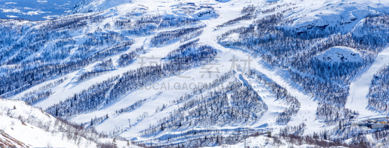 海姆瑟达尔,滑雪坡,自然,天空,度假胜地,水平画幅,地形,雪,无人,全景