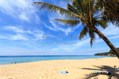 蓝色,泰国,海滩,鸡尾酒,天空,普吉岛,自然,太空,气候,水平画幅