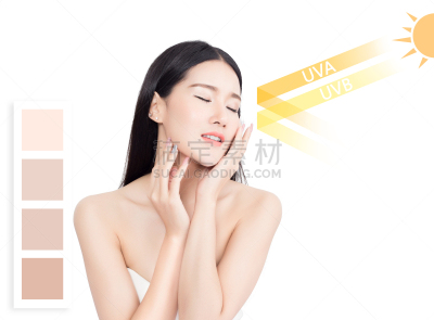 皮肤,干净,健康,泰国,紫外线,女人,化妆用品,人的脸部,夏天