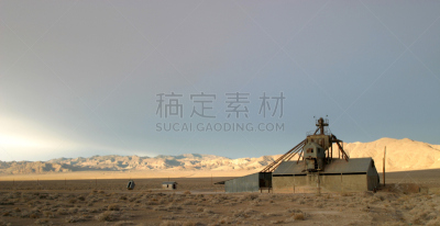 采矿业,内华达州,水平画幅,山,无人,山艾树,沙漠,托诺帕,摄影