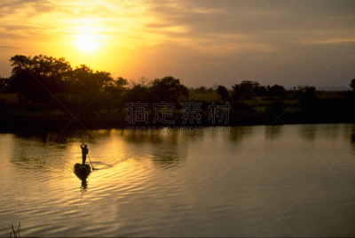 白塞树,自然,水,水平画幅,地形,黄昏,太阳,拉丁美洲,风景,男人