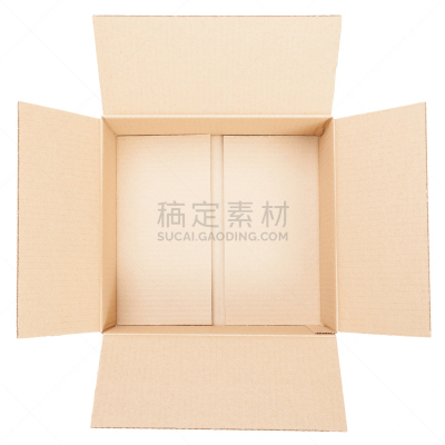 盒子,开着的,空的,纸盒,分离着色,褐色,瓦楞纸板,瓦楞铁,器材箱,无人