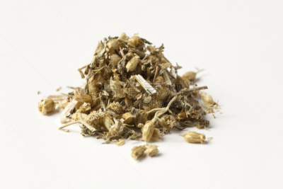 西洋蓍草,干燥食品,美,水平画幅,绿色,曝光过度,无人,干花,白色背景,健康保健