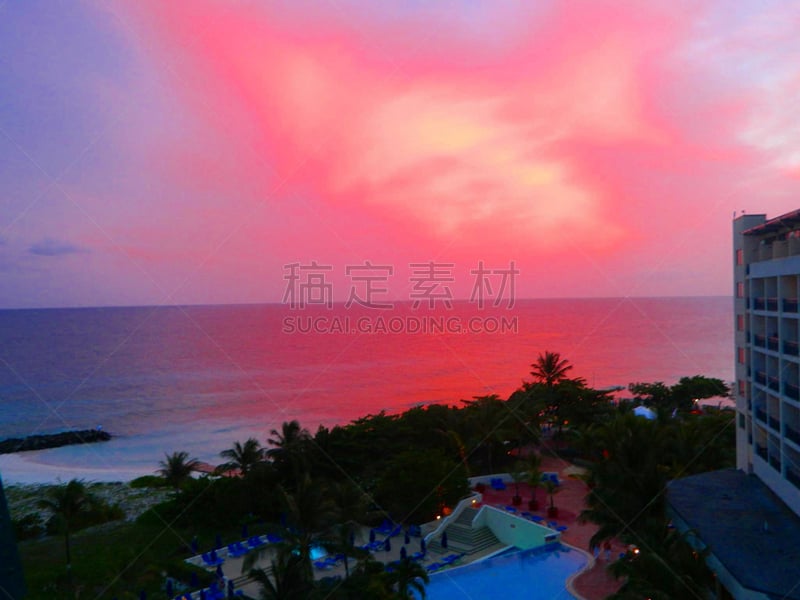 夏威夷大岛,酒店,怀梅阿,落日海滩,外米亚海湾,水,沙子,夏天,棕榈树,完美