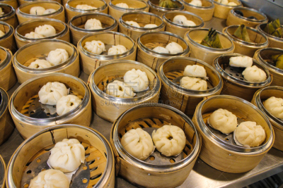传统,泰国,点心,街头食品,商务,篮子,热,小圆面包,清新,食品