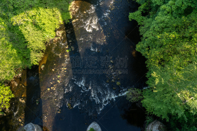 威尔士,沟渠,兰戈伦,春天,水,天空,美,水平画幅,无人