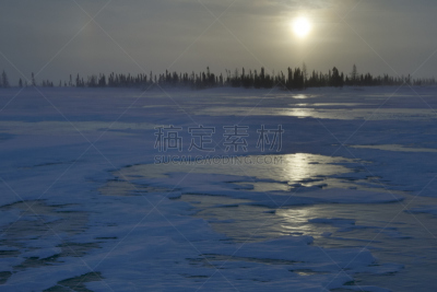 冻原,水,天空,风,暴风雨,夜晚,雪,早晨,曙暮光,湖