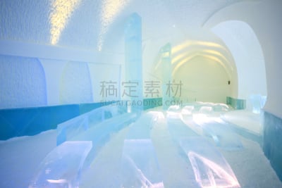 瑞典,冬天,冰雕,基律纳,瑞属拉普兰,灵性,水平画幅,雪,无人
