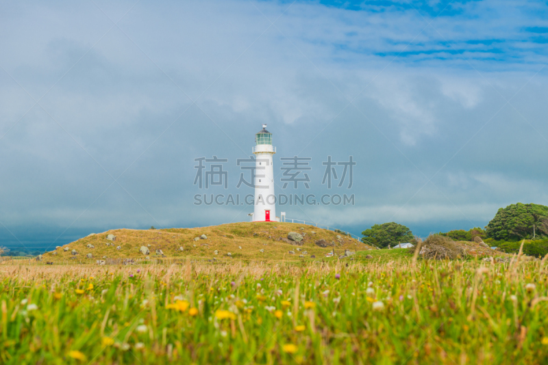 塔拉纳基山,新西兰,灯塔楼,斗篷,cape reinga,新普利茅斯,塔拉纳基大区,暴风雨,水平画幅,建筑