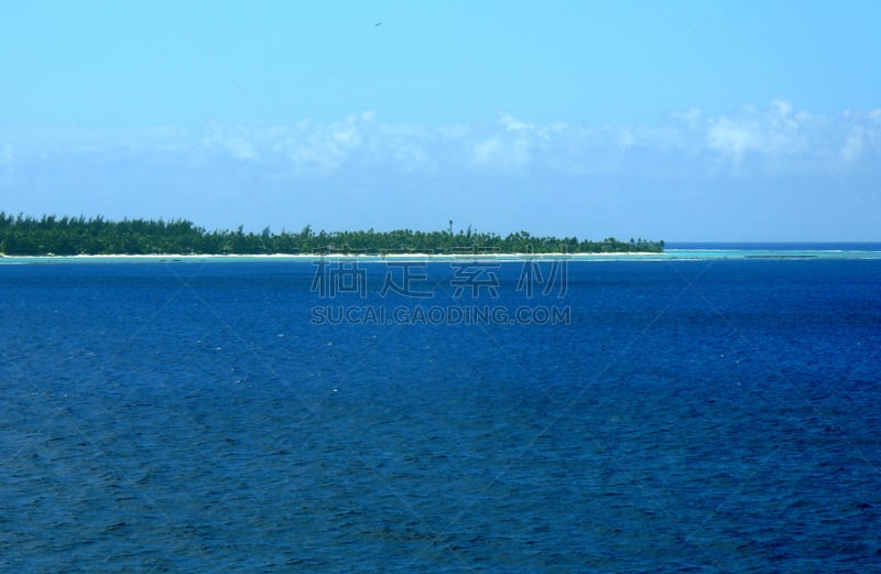 邮轮,tetiaroa,法属玻利尼西亚,威尼斯礁湖,风景,水,天空,度假胜地,水平画幅,无人