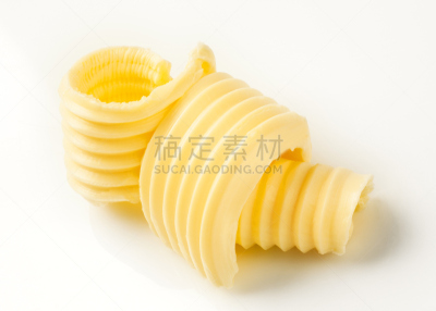 黄油,卷着的,奶制品,水平画幅,无人,特写,影棚拍摄,涂抹酱,彩色图片,成分