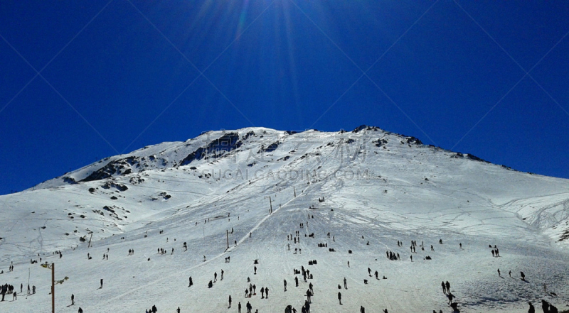 欧凯迷登山,轮廓跟踪,滑雪运动,滑雪雪橇,旅途,云景,运动,北非,雪山,云