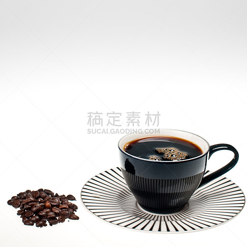 咖啡杯,白色背景,早餐,桌子,无人,饮料,方形画幅,咖啡,黑色,现代