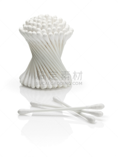 花蕾,白色背景,线,垂直画幅,垒起,组物体,塑胶,棉签,化妆用品,特写