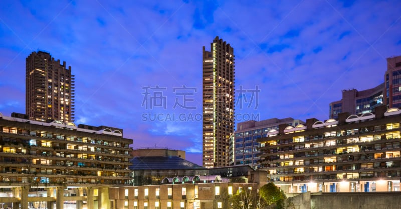 建筑,塔,英国,英格兰,都市风景,伦敦,巴比肯美术馆,巴比肯中心,巴比肯艺术中心,伦敦市政厅