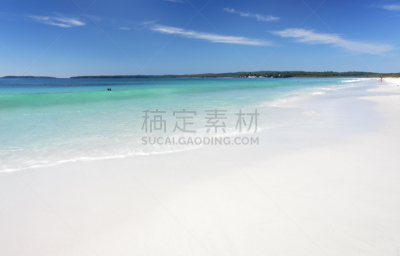 海姆斯海滩,澳大利亚,捷维斯湾,水,天空,度假胜地,新南威尔士,休闲活动,水平画幅,沙子
