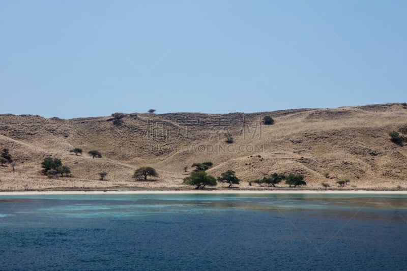 礁石,岛,干热气候,库莫度,海洋酸化,小生镜,水平画幅,水肺潜水,无人,水下