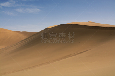 沙丘,沙漠,敦煌,戈壁滩,甘肃省,水平画幅,沙子,无人,空的,中国