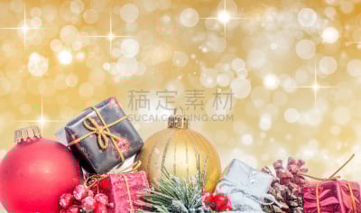 友好运动会,灵性,灯笼,水平画幅,雪,无人,圣诞树,户外,冬天