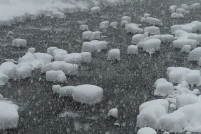 雪,河流,京北町,片山,自然,京都府,水平画幅,岩石,无人,日本