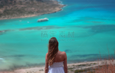 克里特岛,女人,白色长裙,泻湖,北,俄亥俄河,贝罗,塞萨洛尼基,米克诺斯岛,古奥林匹亚